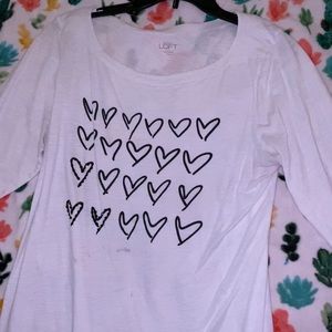 Loft white tee